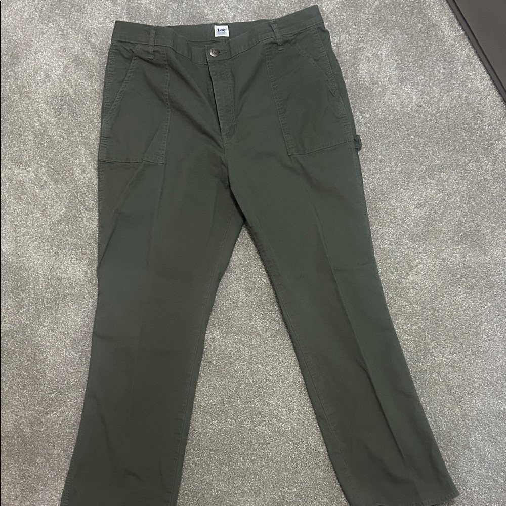 LeeWomens  Dark Green Cargo Pants